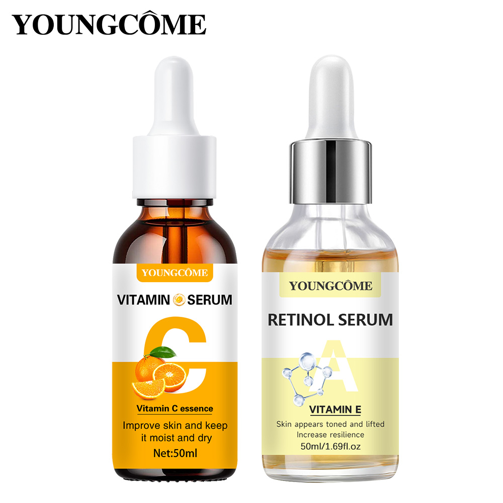 2pcs Vitamin C and retinol for - The Ordinary Serum Hyaluronic Acid review and price