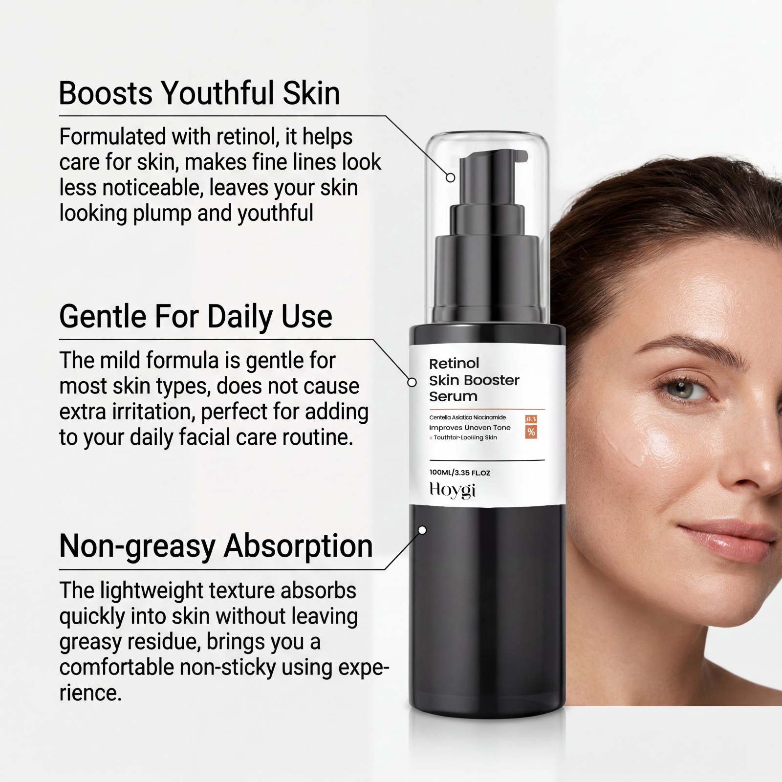 100ml Retinol Skin Booster Ser - The Ordinary Serum Hyaluronic Acid review and price