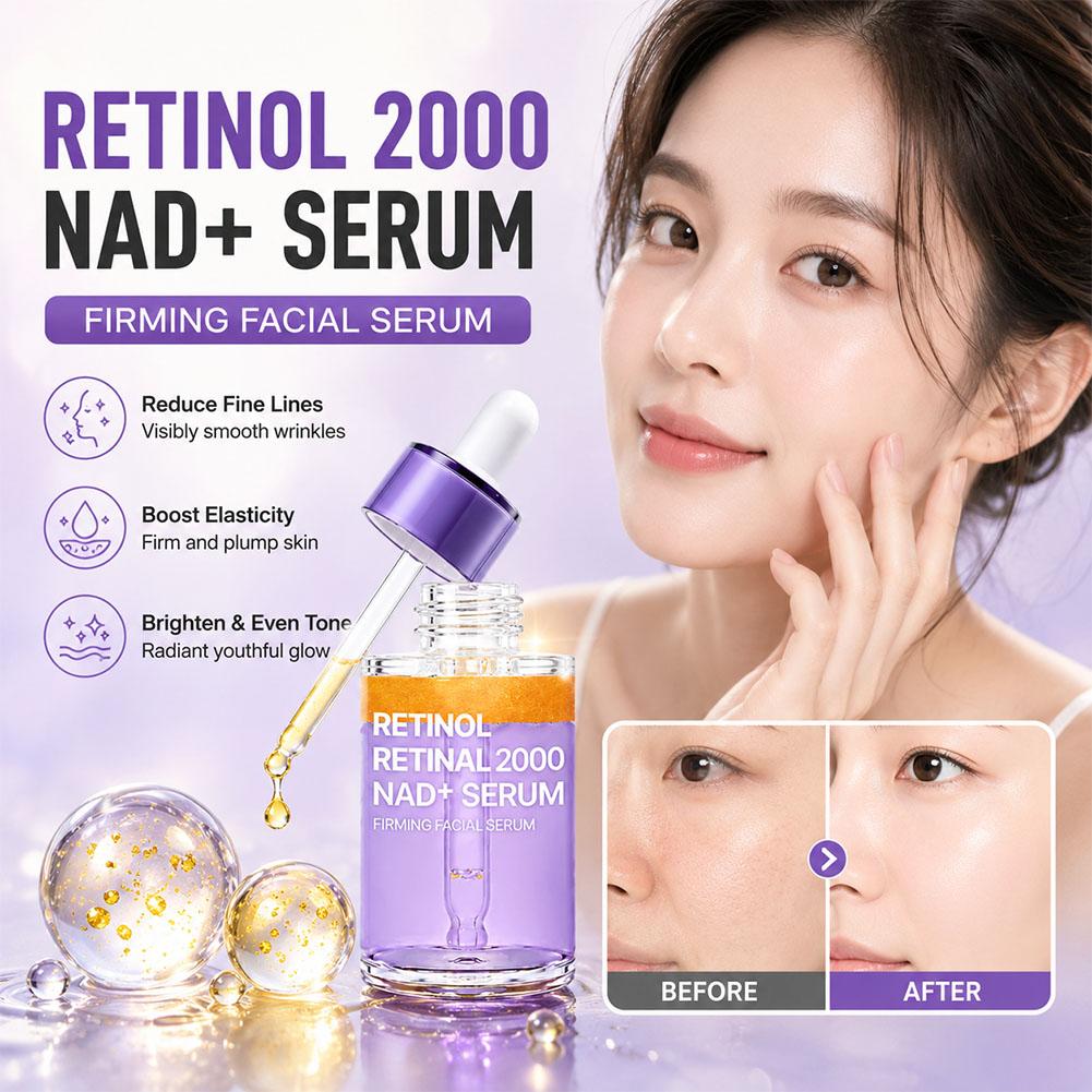 Retinol 2000 NAD Facial Serum  - The Ordinary Serum Hyaluronic Acid review and price